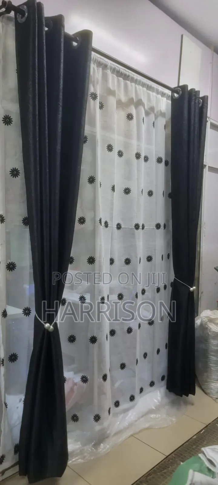 Plain Curtains With Shears