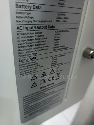Deye 50kw Hybrid Inverter Three Phase
