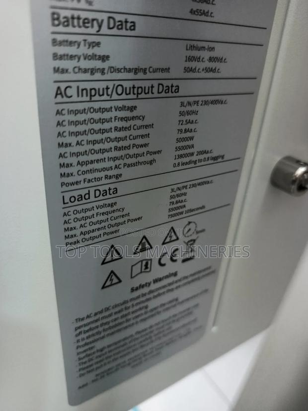 Deye 50kw Hybrid Inverter Three Phase - thumbnail 3