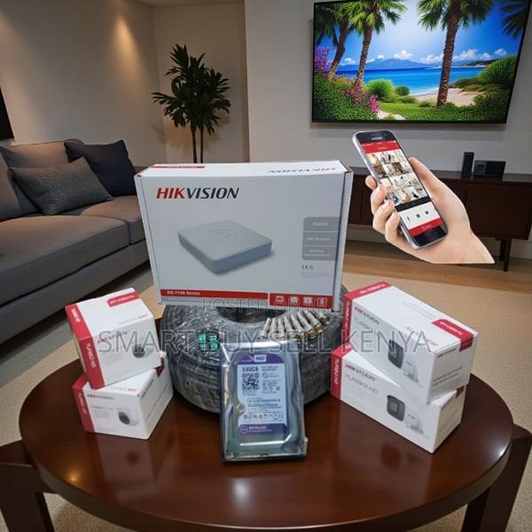 Clear Night Vision 4 Hikvision 1080p CCTV Cameras Complete System Kit