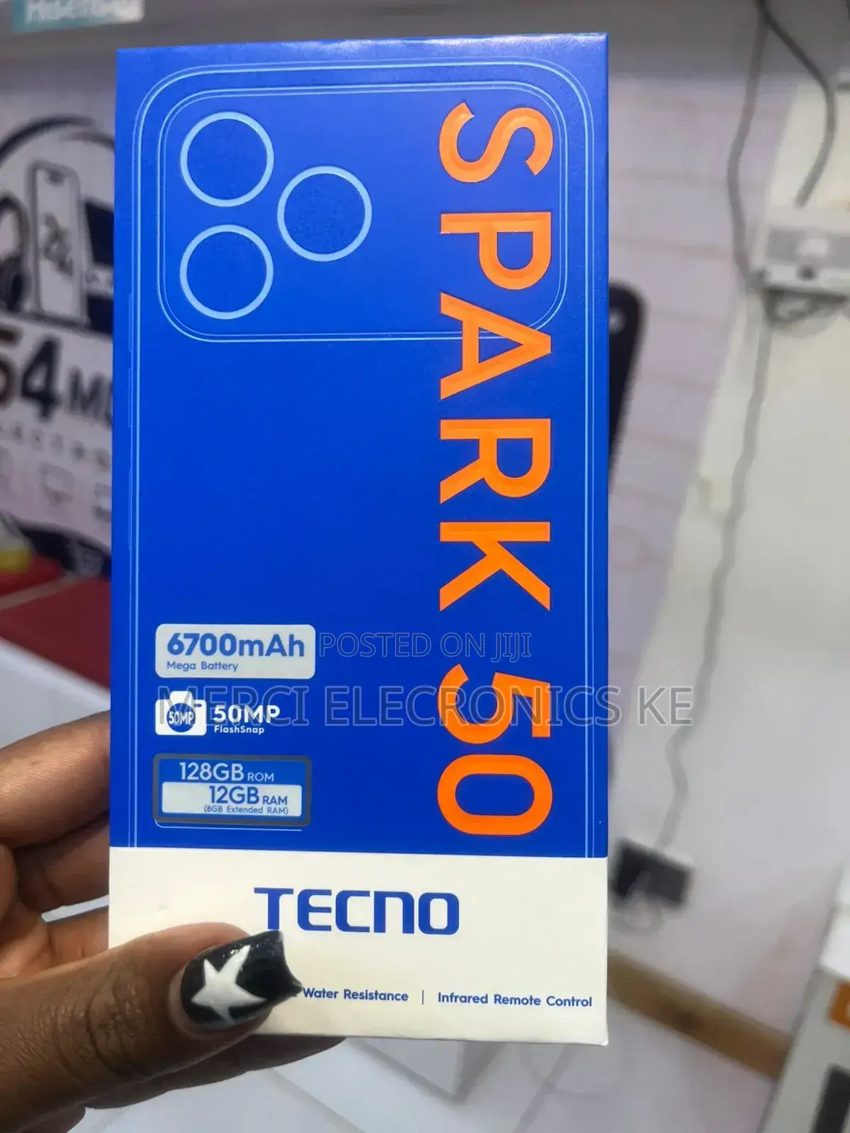 New Tecno Spark 50 128 GB Blue