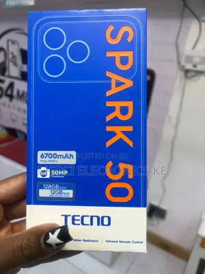 New Tecno Spark 50 128 GB Blue