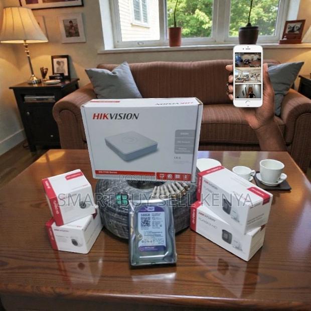 Built for Outdoor Use 4 Hikvision 1080p CCTV Cameras Full System Kit