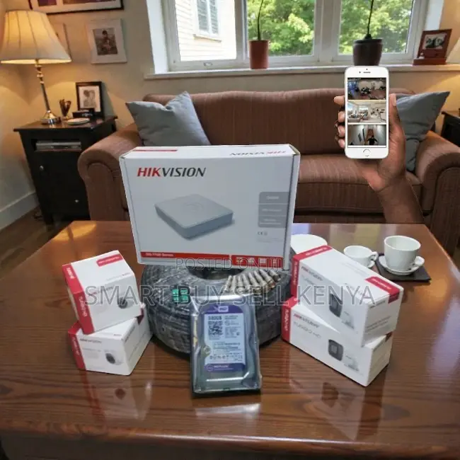 Built for Outdoor Use 4 Hikvision 1080p CCTV Cameras Full System Kit