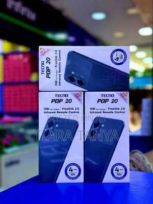 New Tecno Pop 20 128 GB Black