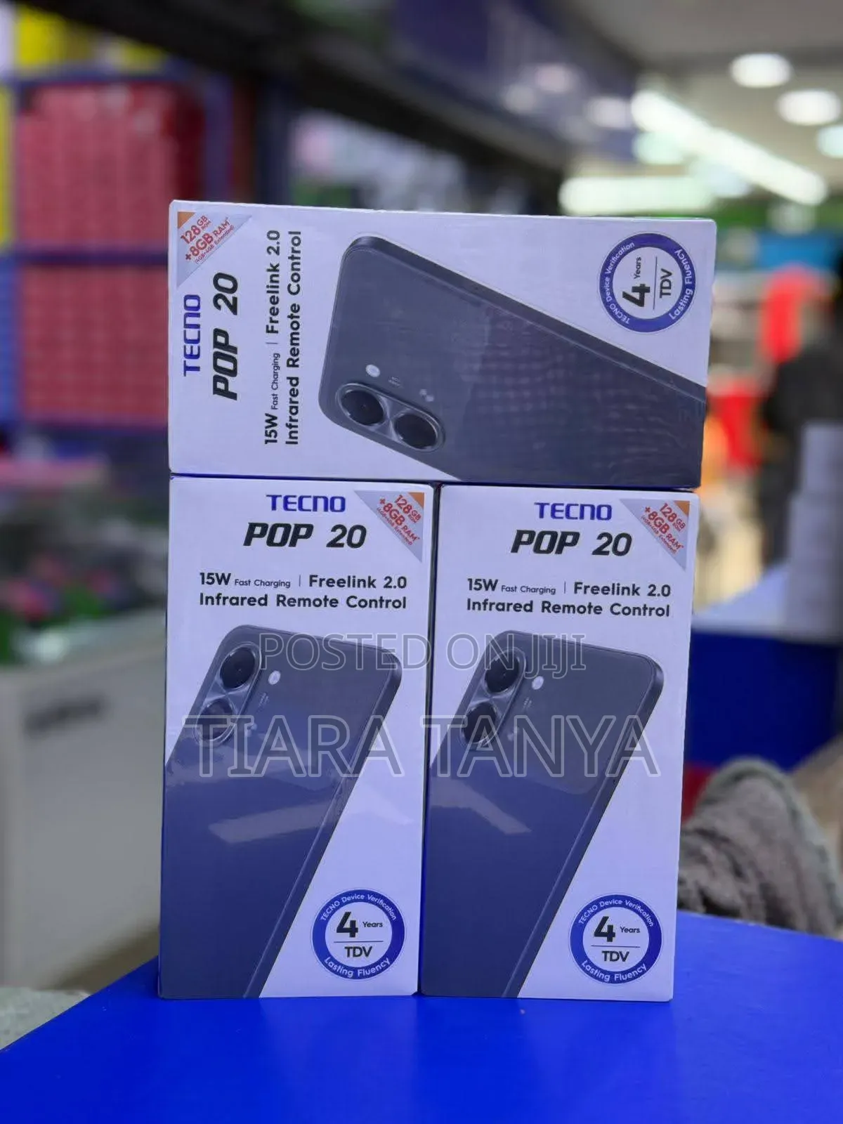 New Tecno Pop 20 128 GB Black
