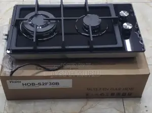 2 Burner Inbuilt Glass Hob Cooker