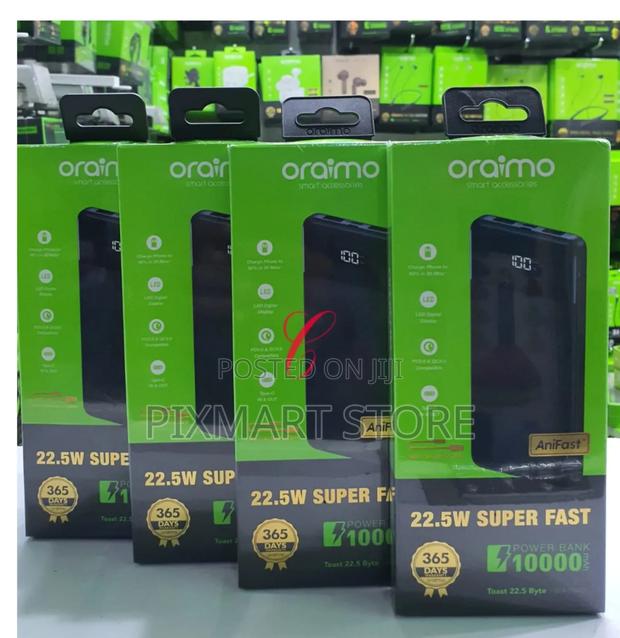Oraimo 22.5 Byte 10000mah Fast Charging Power Bank - thumbnail 2