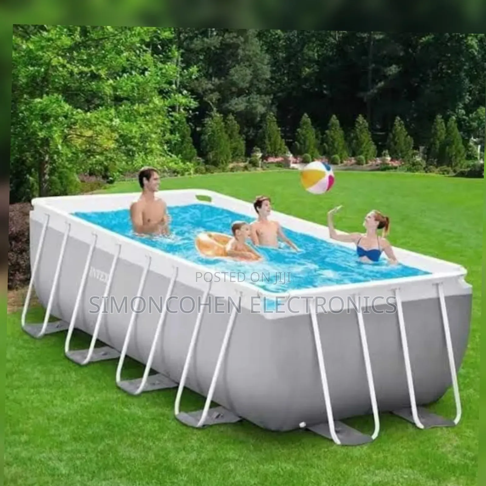 Ultra Xtra Prism Frame Pool Set Rectangular Swimming Pool