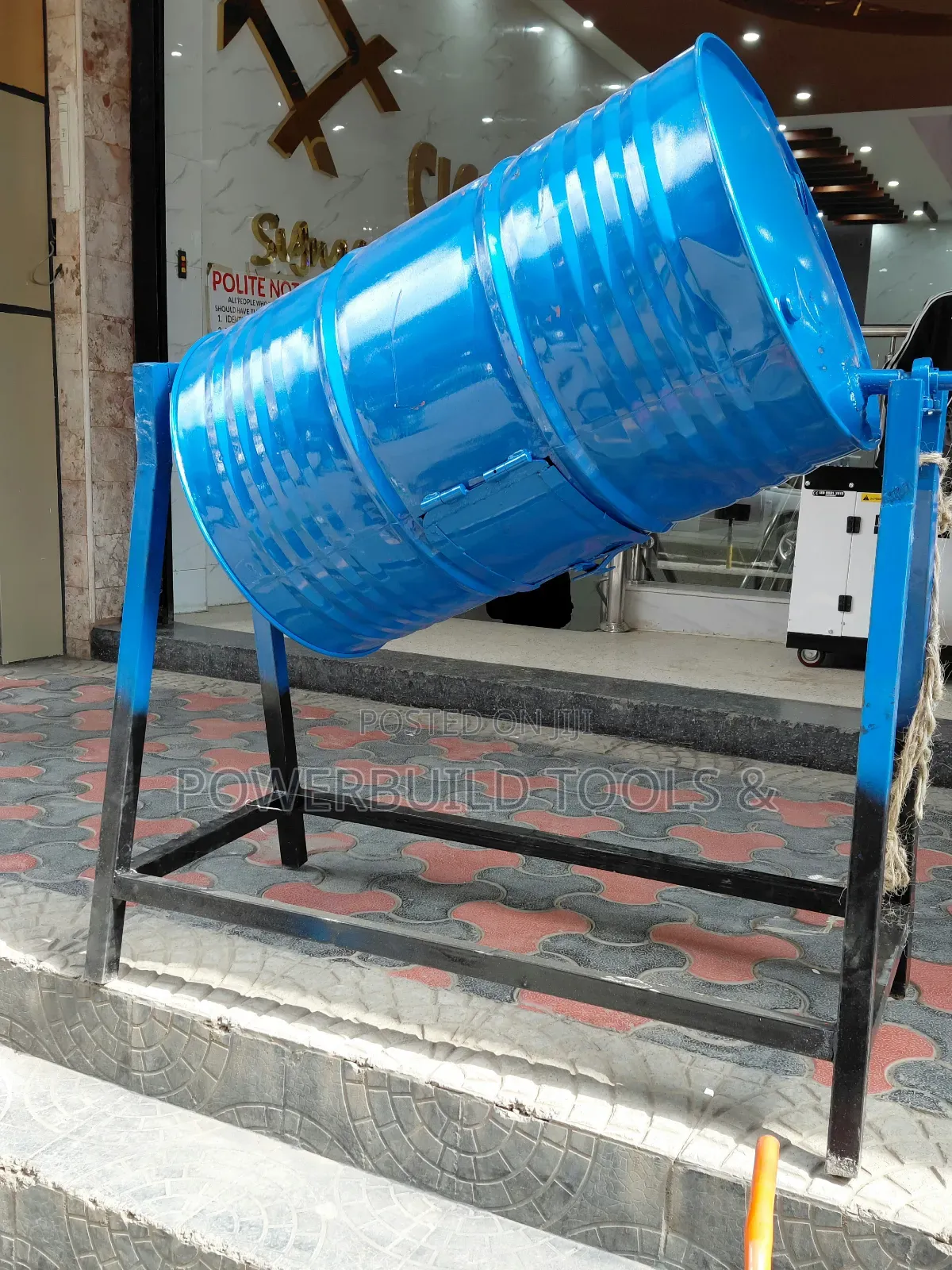 150kgs Manual Drum Feed Mixer