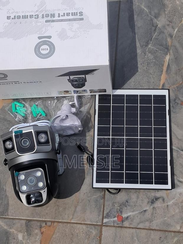 Solar Powered Surveillance Camera for Any Location - main view