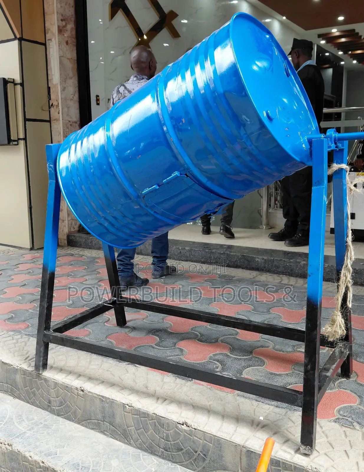 150kgs Manual Drum Feed Mixer