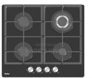 Haier Glass Gas Hob 4 Burner Built in Cooker