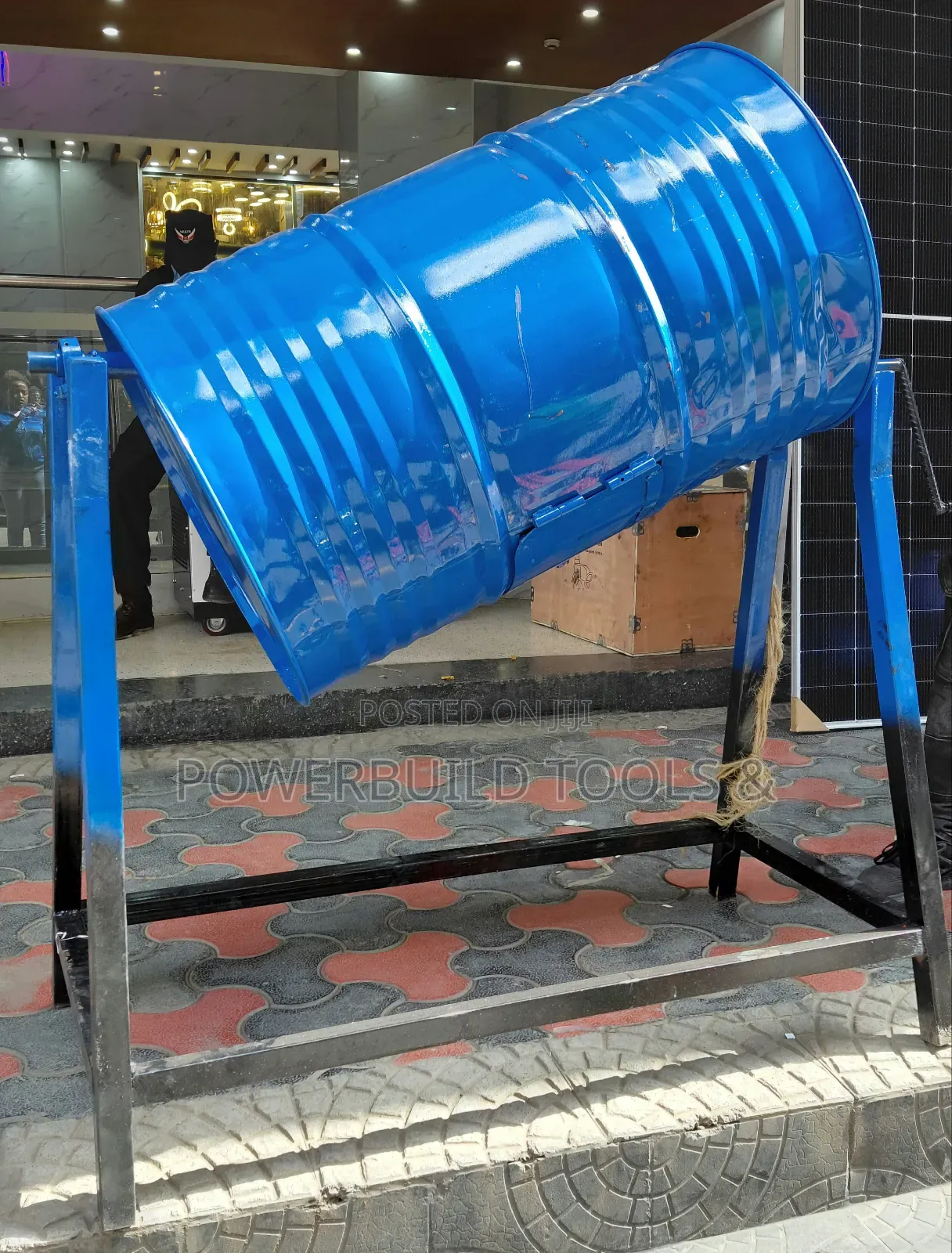 150kgs Manual Drum Feed Mixer