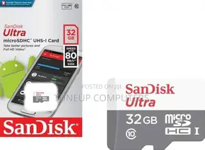Sandisk Ultra Microsdhc 32gb 100mb/S Class 10 Uhs-I