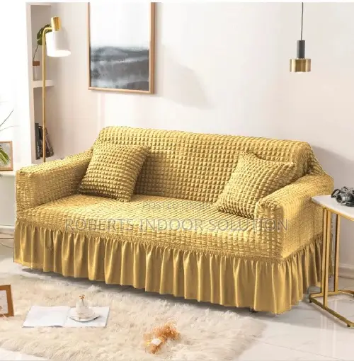 Super-Stretch Solid Color Anti-Slip Magic Sofa Cover