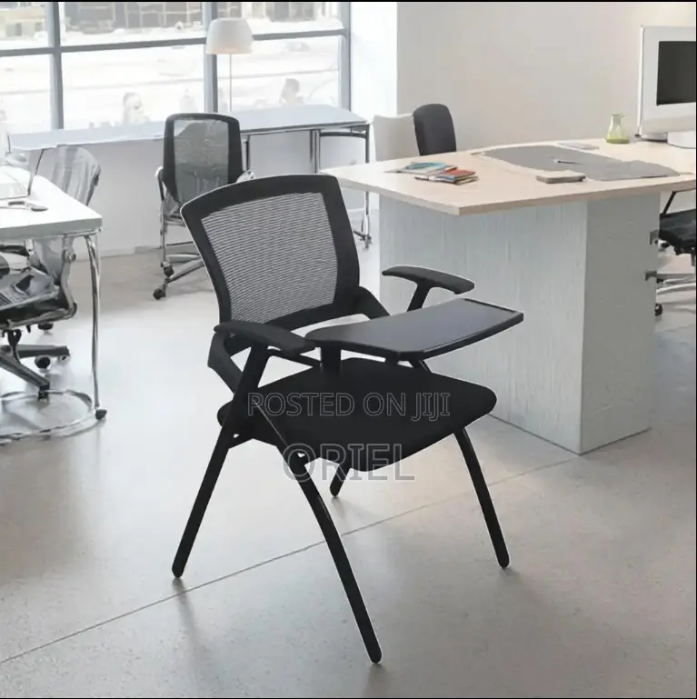 Office Chair : Office Training Chair With Writing Pad