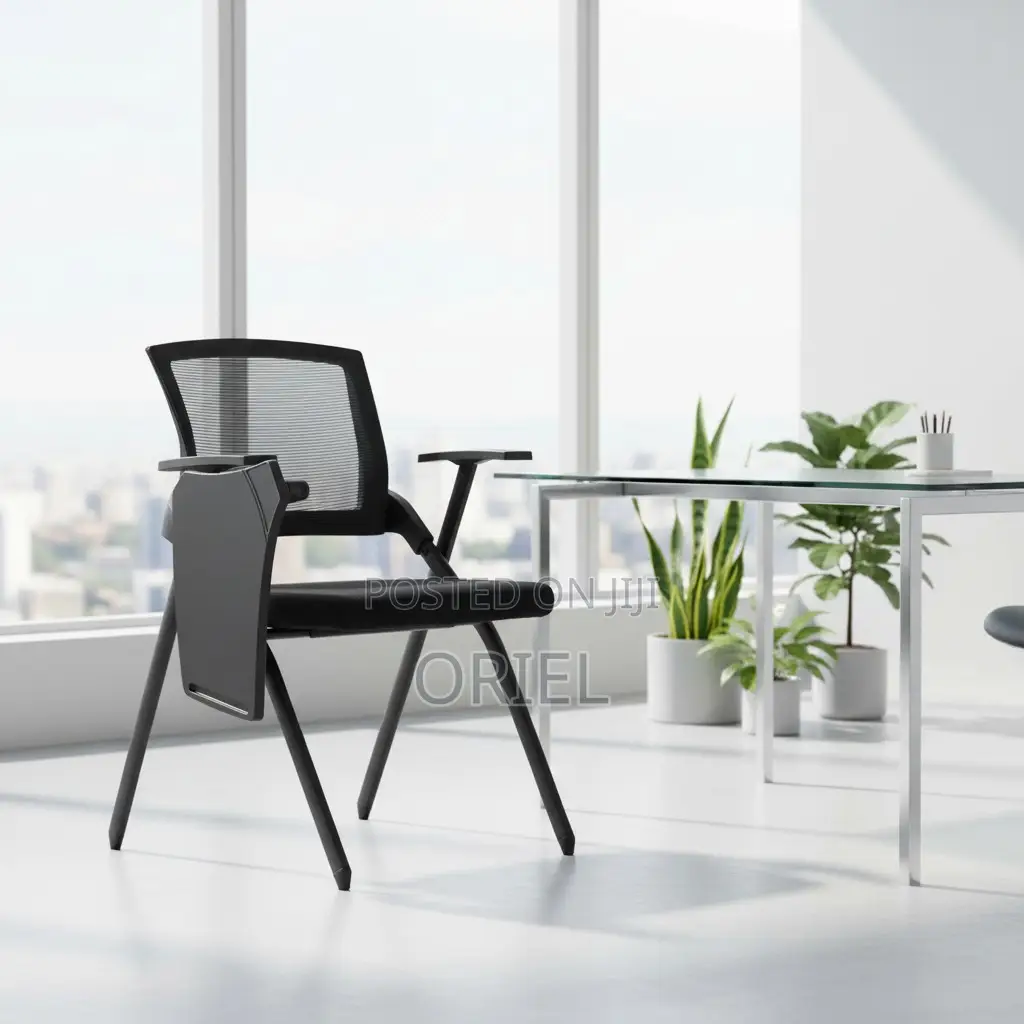 Office Chair : Office Training Chair With Writing Pad