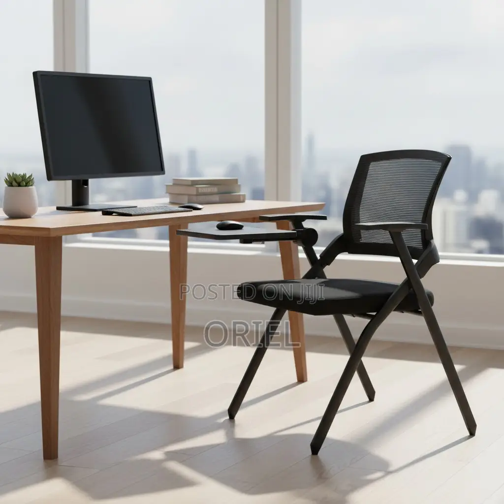 Office Chair : Office Training Chair With Writing Pad