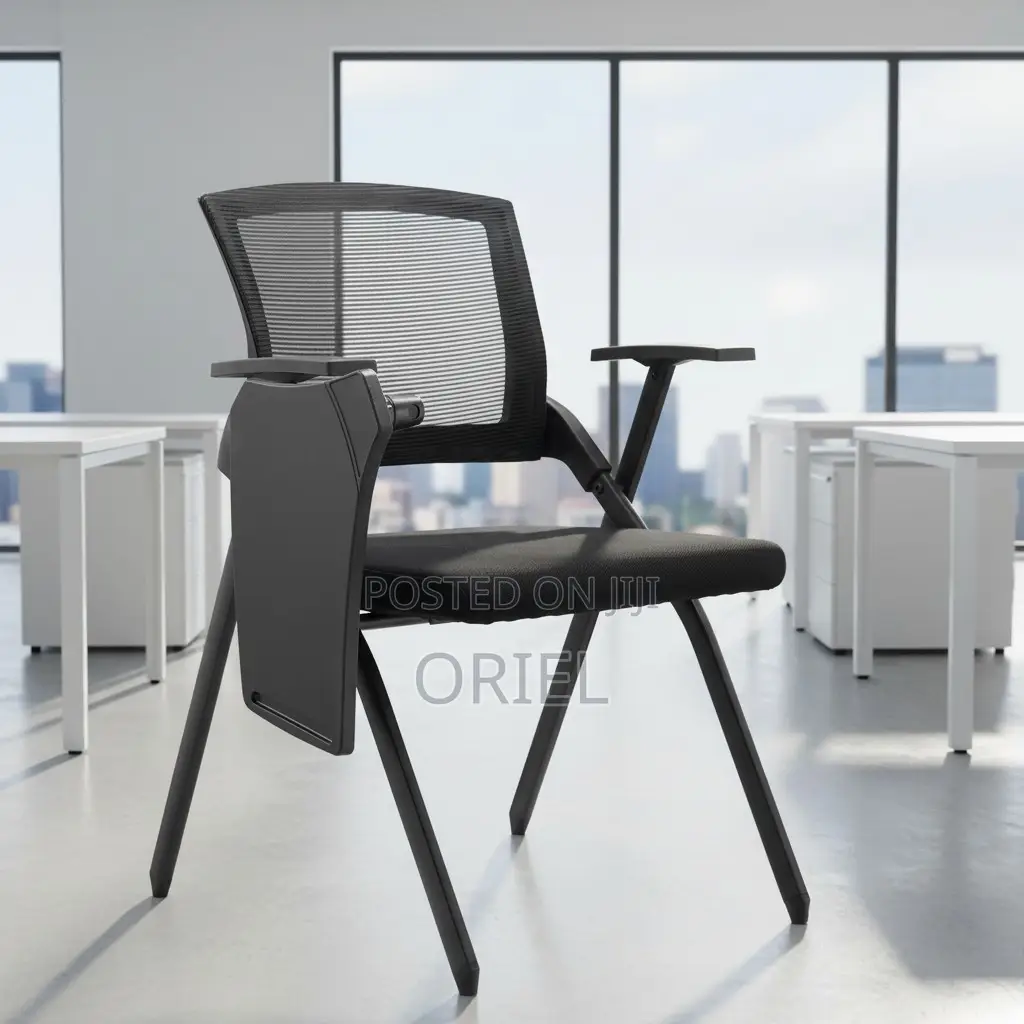 Office Chair : Office Training Chair With Writing Pad