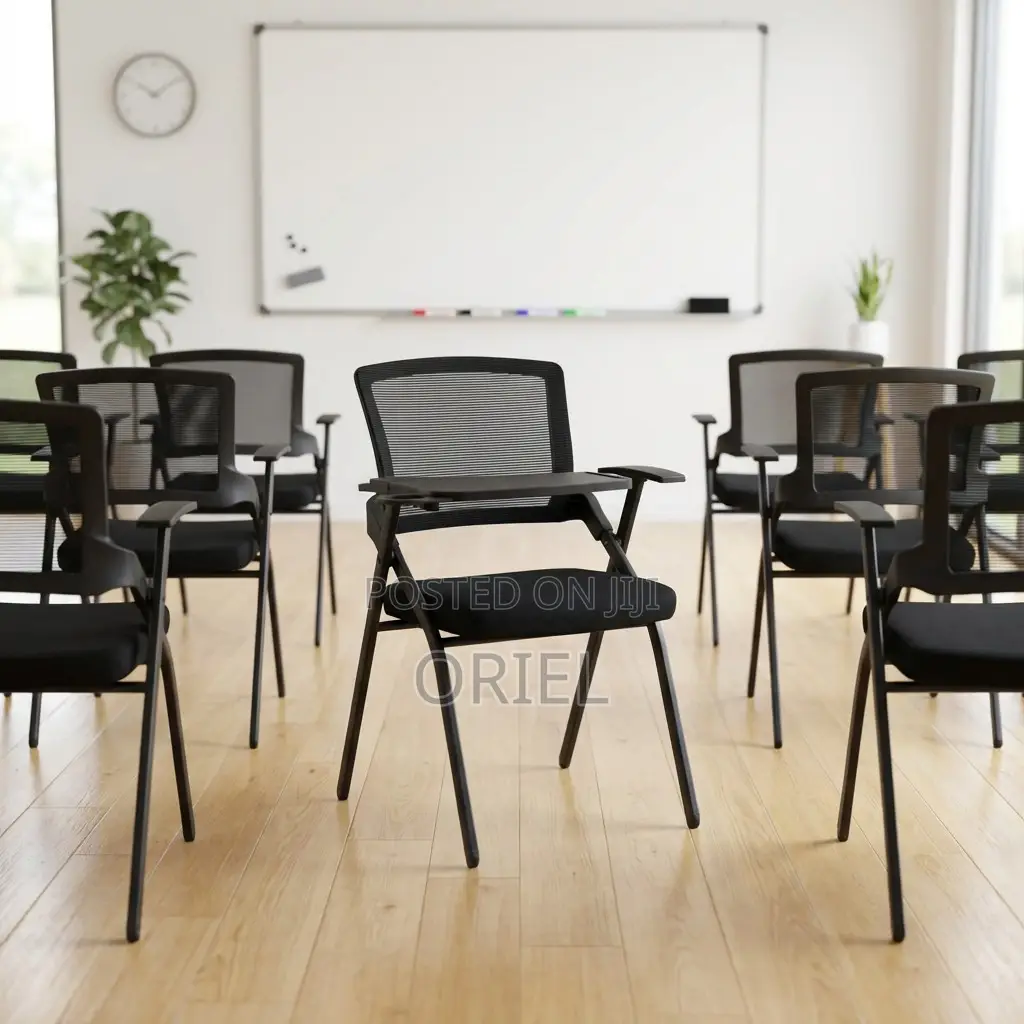 Office Chair : Office Training Chair With Writing Pad