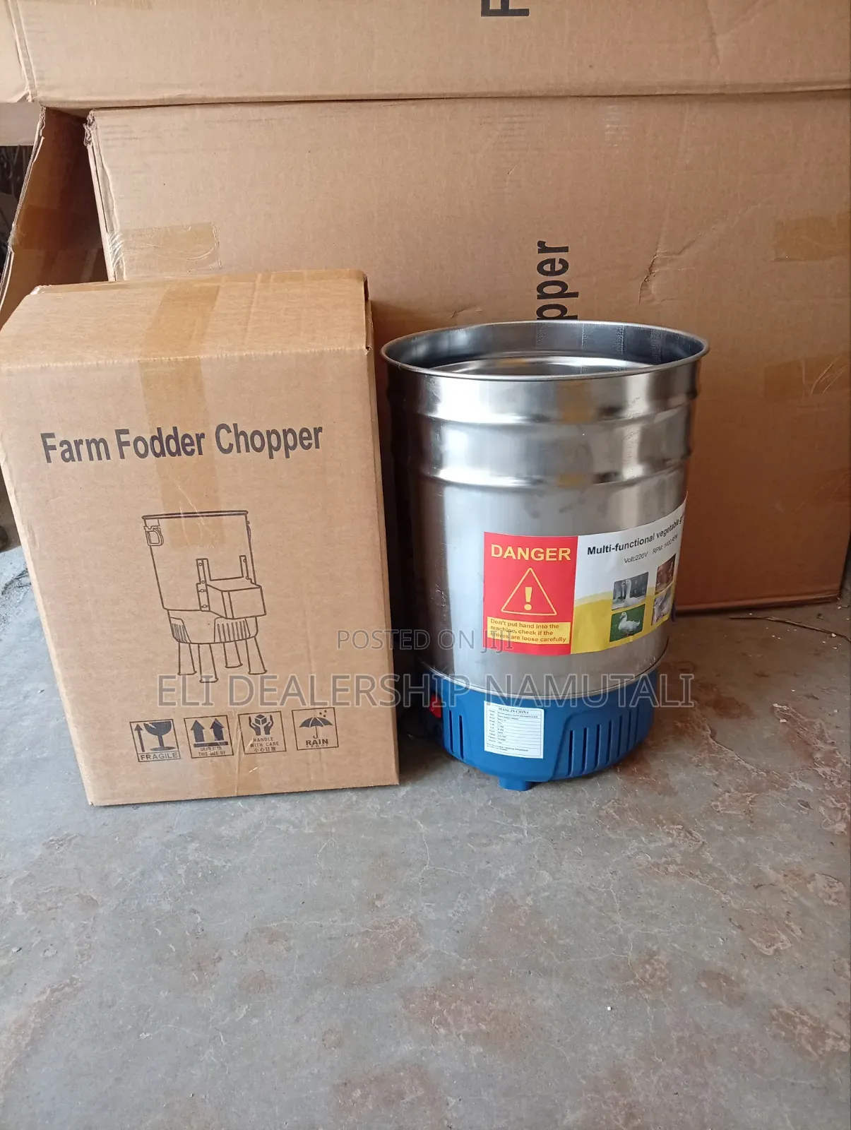 Heavy-Duty Feed Processor for Poultry Livestock/Fodder Chopper
