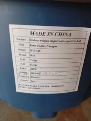 Heavy-Duty Feed Processor for Poultry Livestock/Fodder Chopper