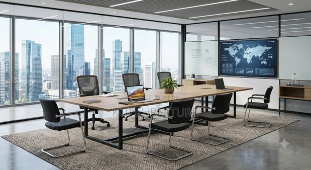Boardroom Table; 2.4 Meters Conference Boardroom Tables - thumbnail 2