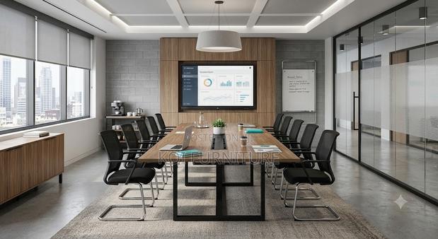 Boardroom Table; 2.4 Meters Conference Boardroom Tables - thumbnail 3