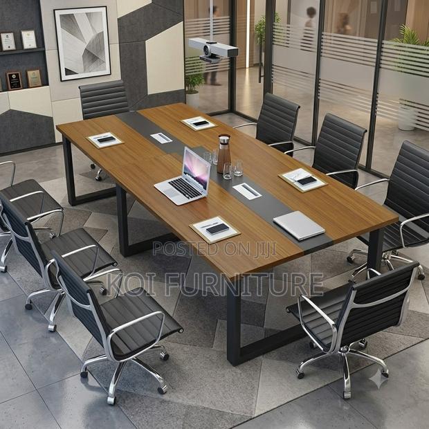 Boardroom Table; 2.4 Meters Conference Boardroom Tables - thumbnail 5