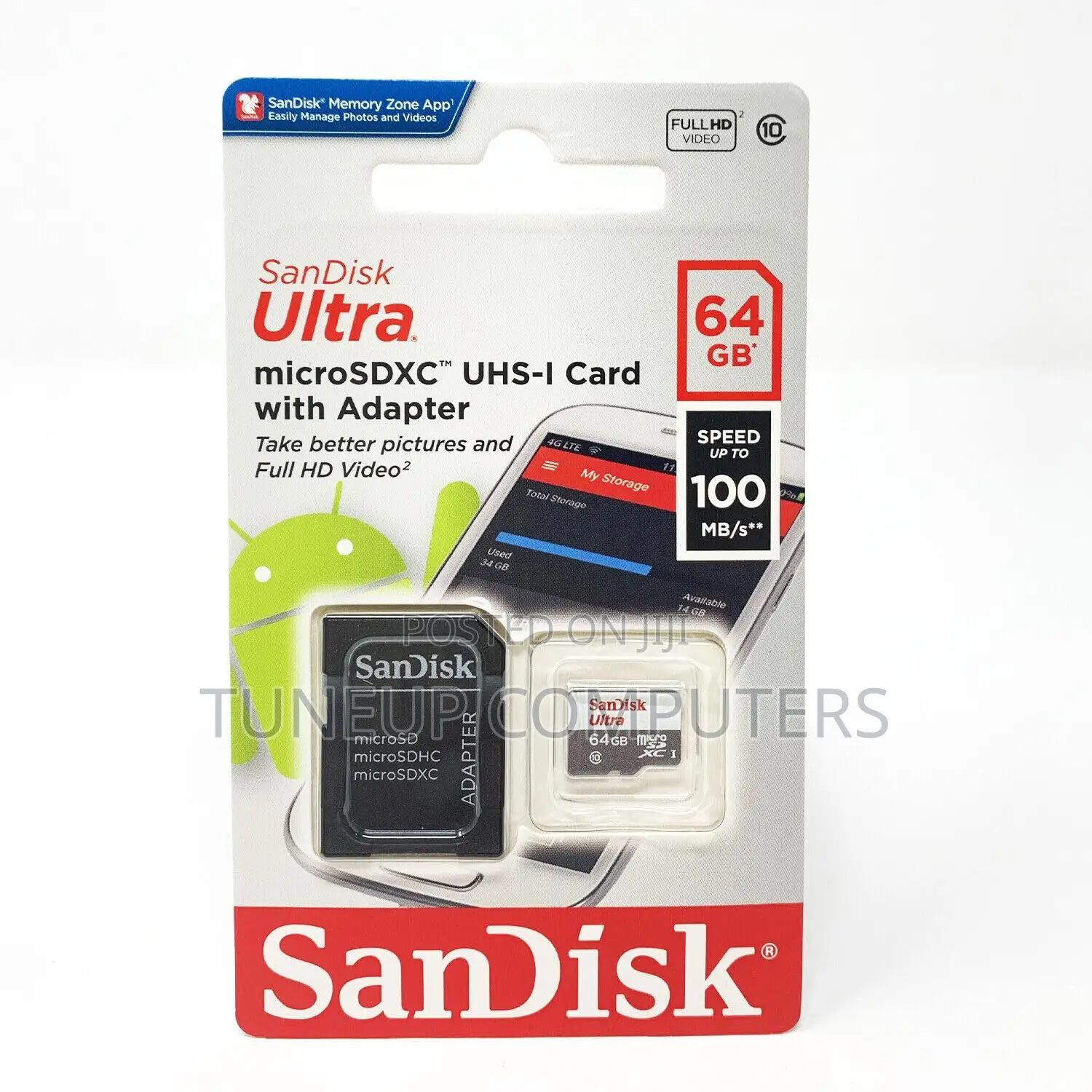 Sandisk Ultra 64gb SDXC Memory Card 100mb/S