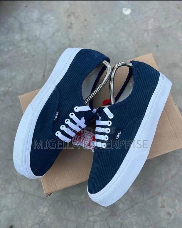 Corduroy Vans Shoes - main view