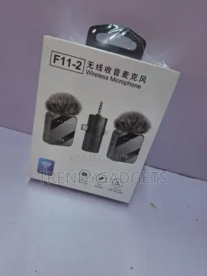 F11-2 Dual Wireless Microphone for Vlogging and Interviews