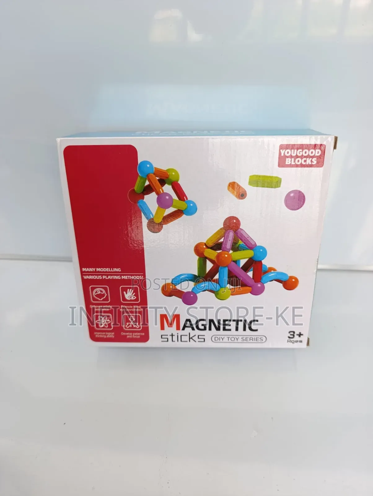 45 PCS Magnetic Sticks Blocks