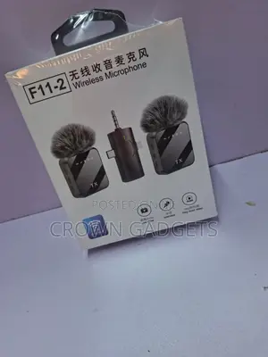 F11-2 Wireless Lavalier Mic With Dual Transmitters