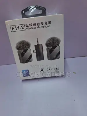 F11-2 Clip-on Wireless Microphone for Live Streaming