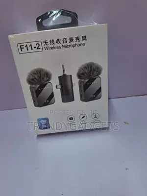 F11-2 Clip-on Wireless Microphone for Live Streaming