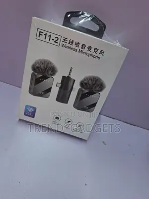 F11-2 Clip-on Wireless Microphone for Live Streaming