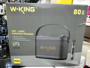 This Is a W-King H10s Hifi-Level Karaoke Speaker 80w Power Output.