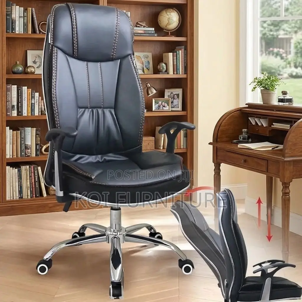Office Chairs; Leather Made Recliner Office Chairs