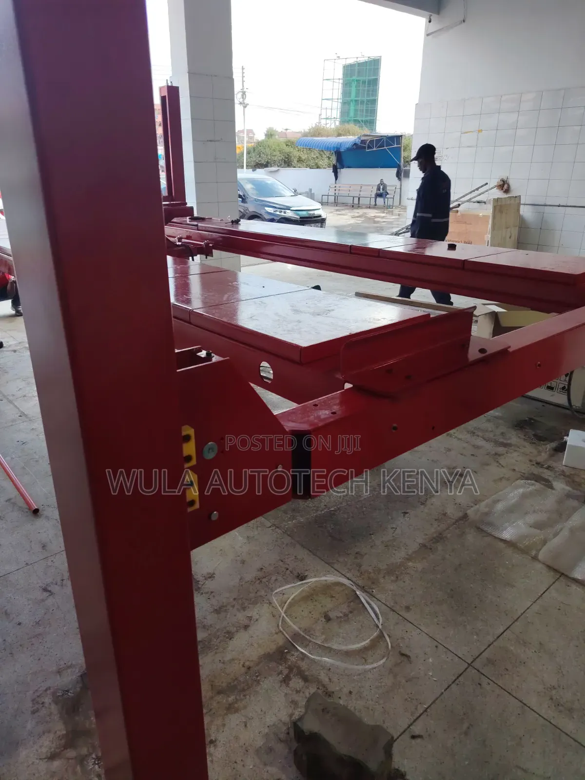 Heavy Duty Steel Construction 4tns 4post Carlift Machine Sunshine