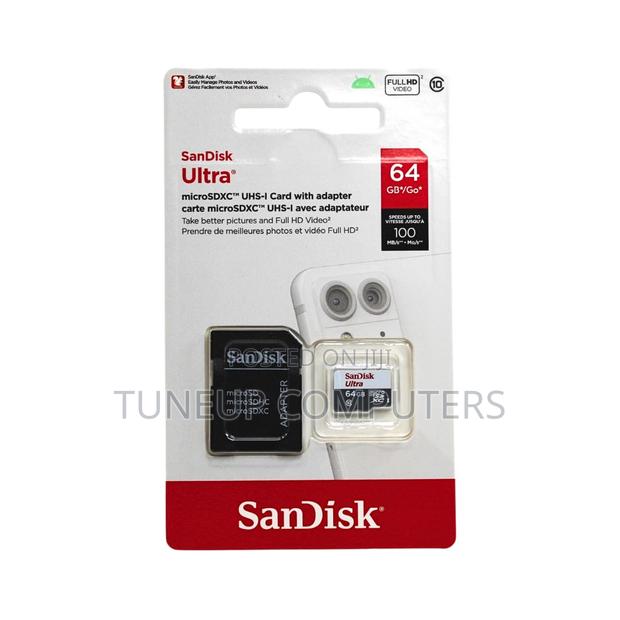 Sandisk Ultra Microsdxc 64gb 100mb/S Class 10 Uhs-I