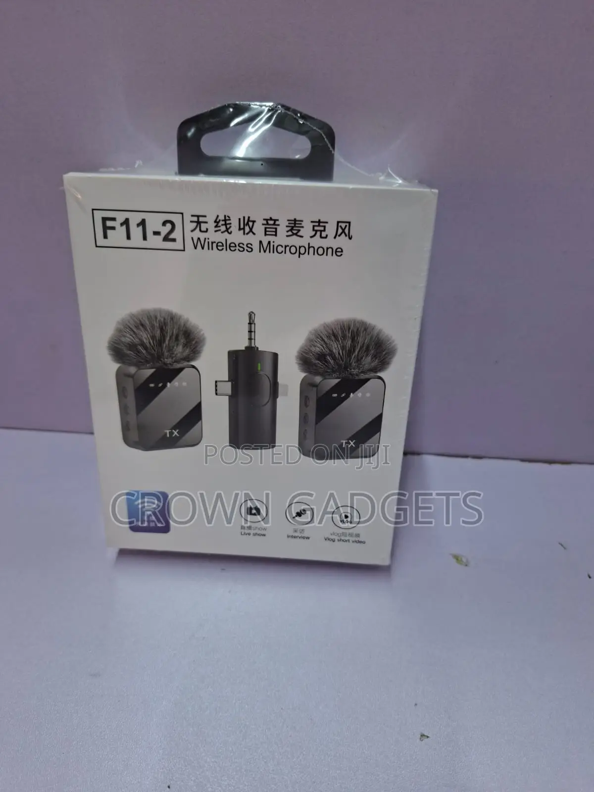 F11-2 Dual Mic System With 20m Wireless Range