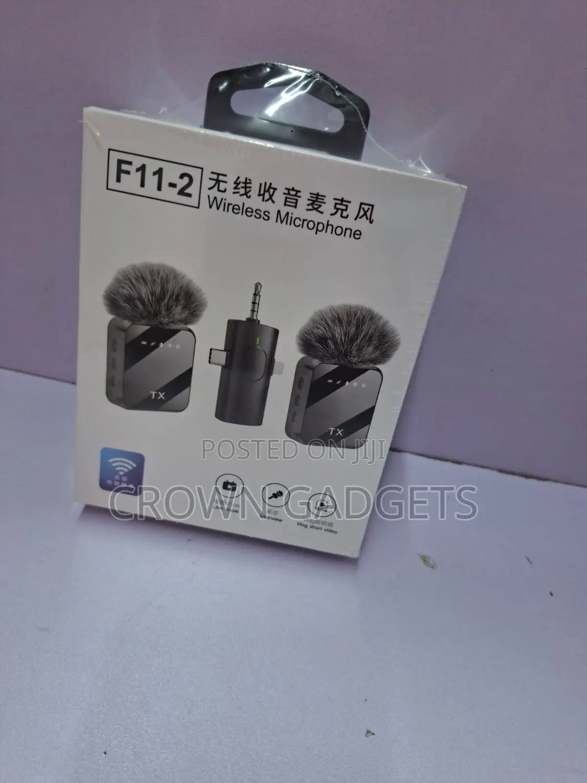 F11-2 Dual Mic System With 20m Wireless Range