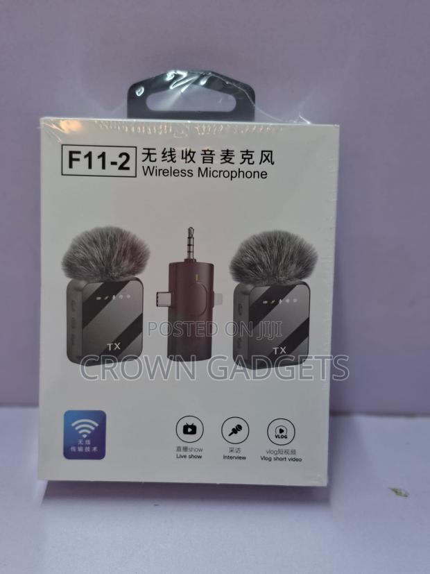 F11-2 Wireless Microphone for Tiktok Youtube and Vlogs