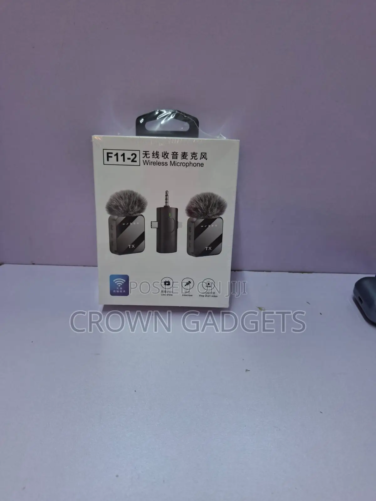 F11-2 Wireless Microphone for Tiktok Youtube and Vlogs