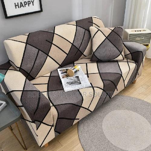 Modern 3d Plaid Stretch Cover
