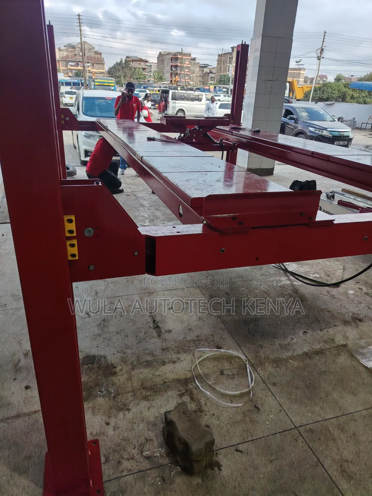 Suitable for Garages and Industrial 4tns 4post Carlift Machine Wula