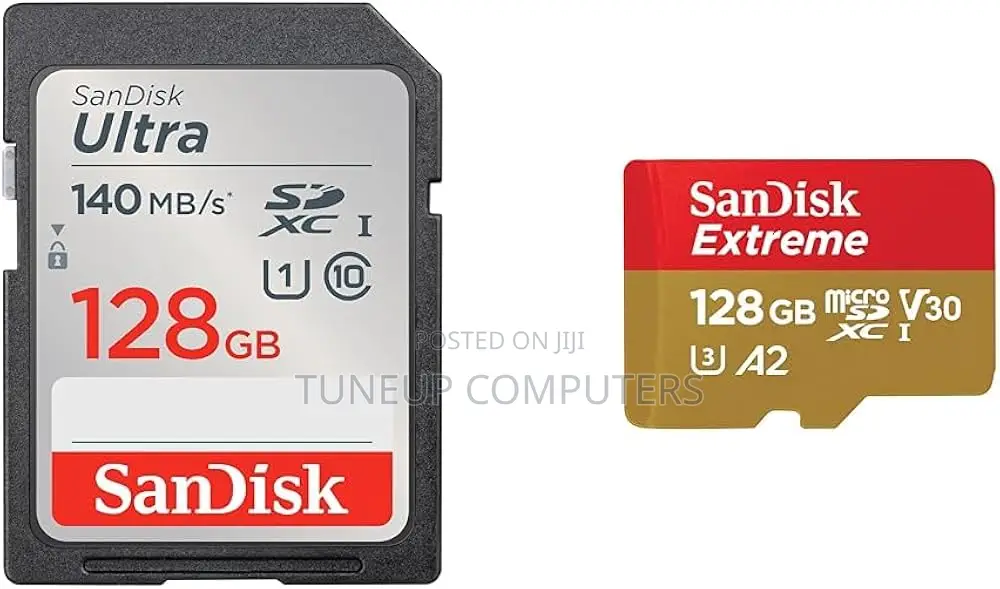 Sandisk Ultra Uhs I 128gb Sd Card 140mb/S for DSLR