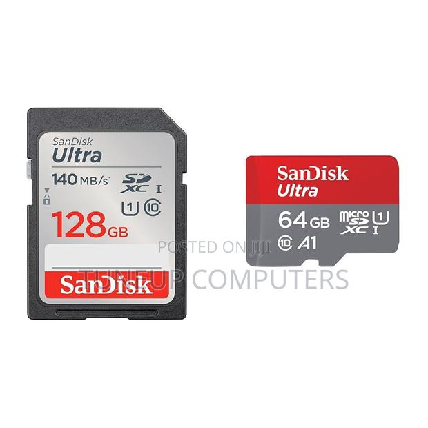 Sandisk Ultra Uhs I 128gb Sd Card 140mb/S for DSLR - thumbnail 2
